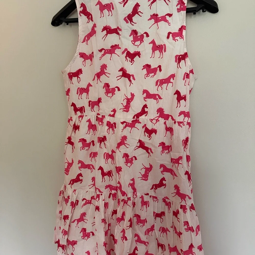 THML Pink and White Horse Print Mini Dress - Picture 10 of 12